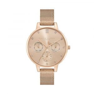 Đồng hồ Olivia Burton Nữ 24000008 Dây Mesh 34mm