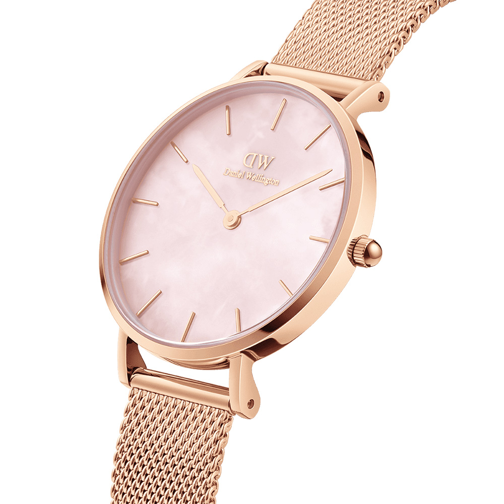 Đồng hồ Daniel Wellington Nữ DW00100513 Dây Mesh 28mm - Ảnh 2