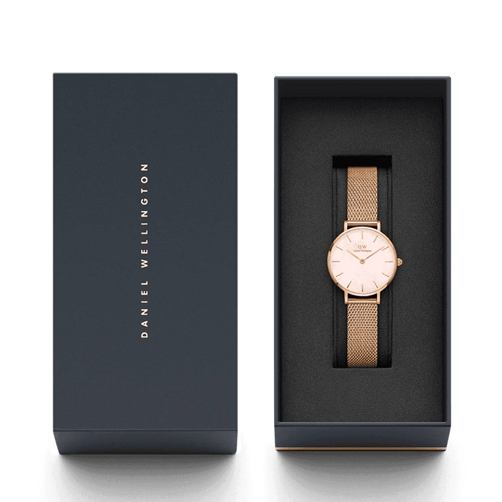 Đồng hồ Daniel Wellington Nữ DW00100513 Dây Mesh 28mm - Ảnh 4