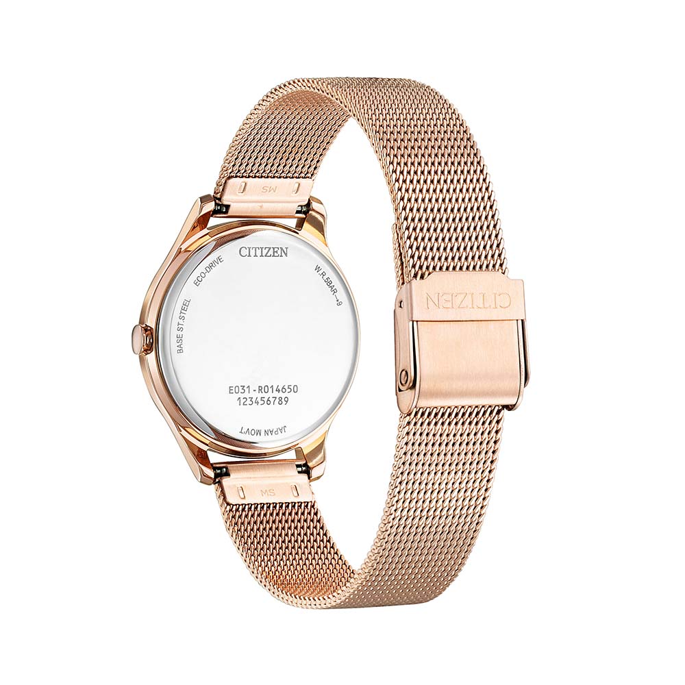 Đồng hồ Citizen Nữ EM0508-80A Dây Mesh 32mm - Ảnh 3