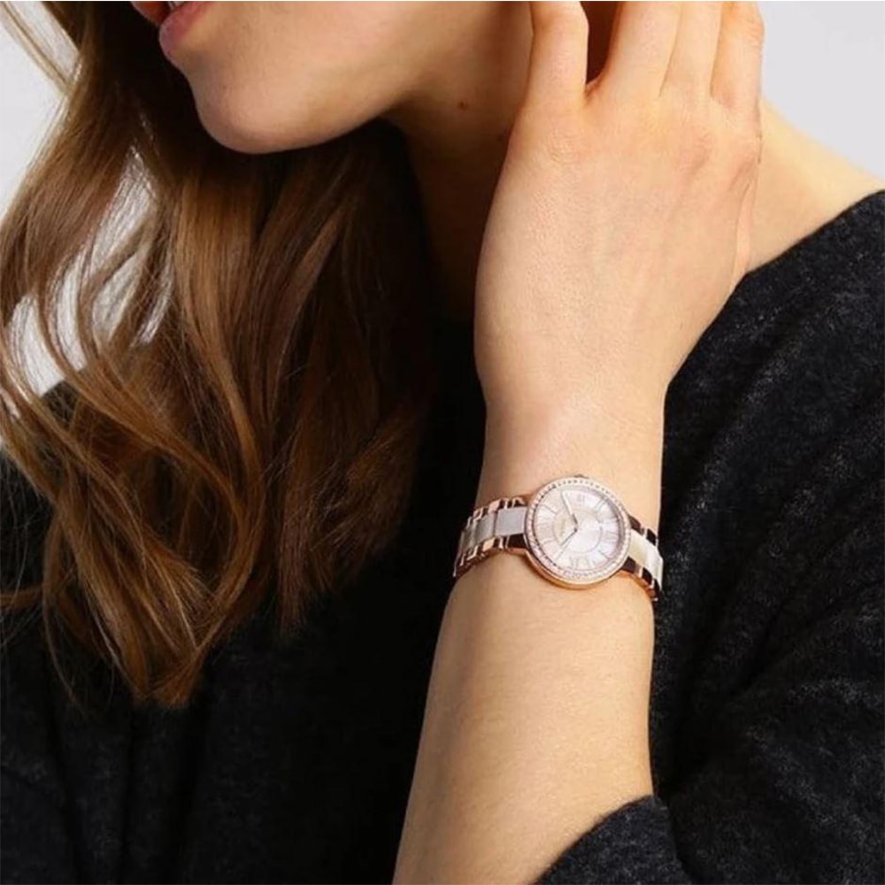 Đồng hồ Fossil Nữ ES3716 Dây Thép Không Gỉ 30mm - Ảnh 4