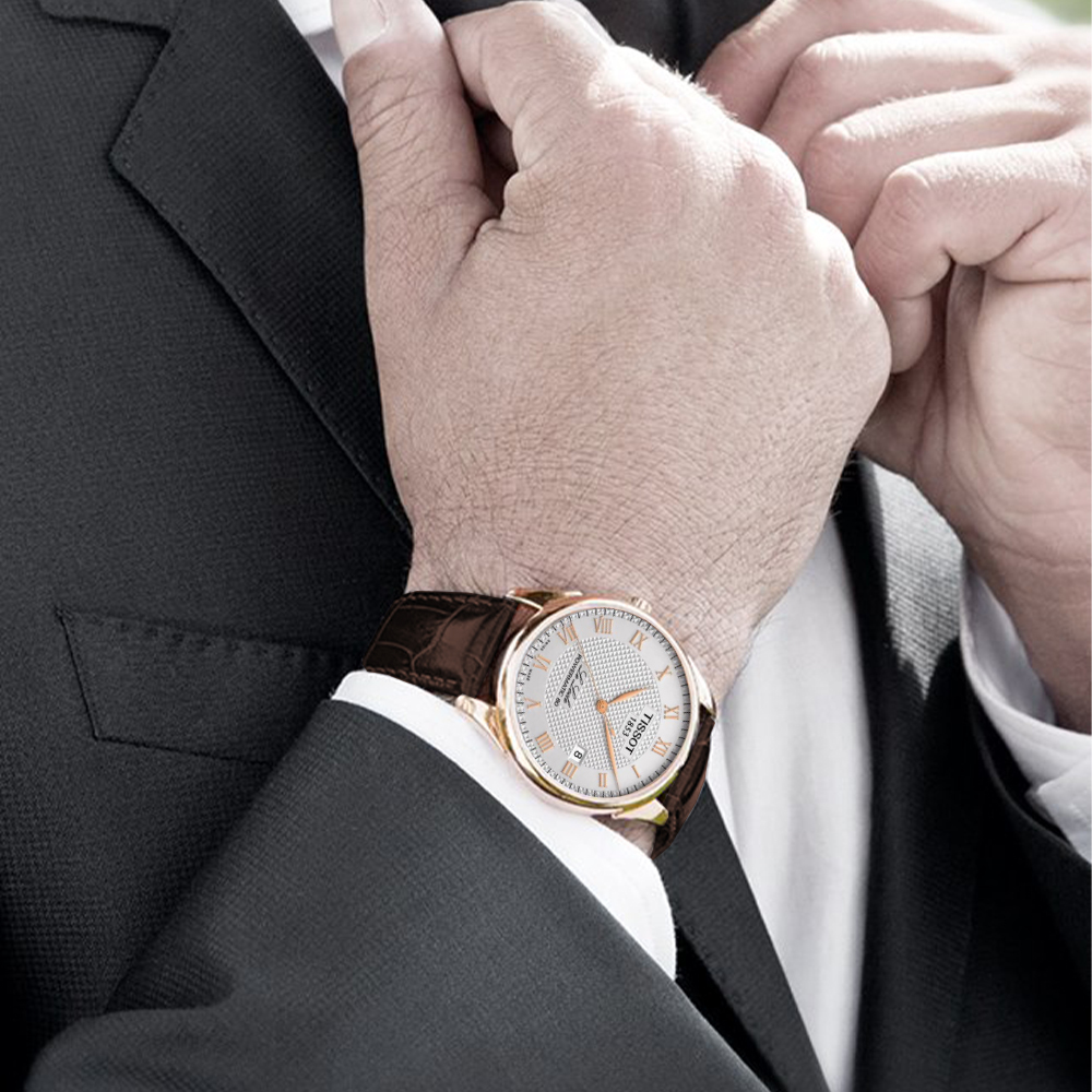 Đồng hồ Tissot Nam T006.407.36.033.00 Dây Da 39.3mm - Ảnh 4