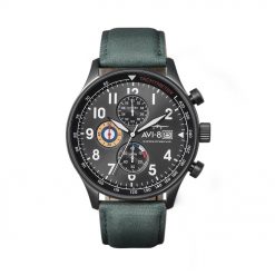 Đồng hồ AVI-8 Nam AV-4011-0D Dây Da 42mm