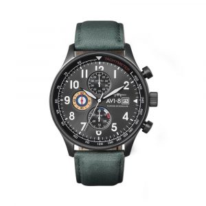 Đồng hồ AVI-8 Nam AV-4011-0D Dây Da 42mm