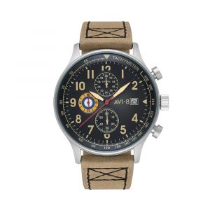 Đồng hồ AVI-8 Nam AV-4011-0J Dây Da 42mm