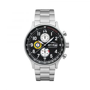 Đồng hồ AVI-8 Nam AV-4011-22 Dây Thép Không Gỉ 42mm