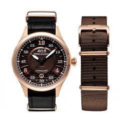 Đồng hồ AVI-8 Nam AV-4046-02 Dây Da 43mm