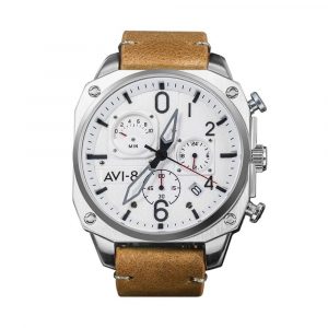 Đồng hồ AVI-8 Nam AV-4052-01 Dây Da 45mm