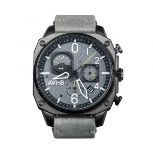 Đồng hồ AVI-8 Nam AV-4052-03 Dây Da 45mm