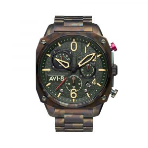 Đồng hồ AVI-8 Nam AV-4052-22 Dây Thép Không Gỉ 45mm