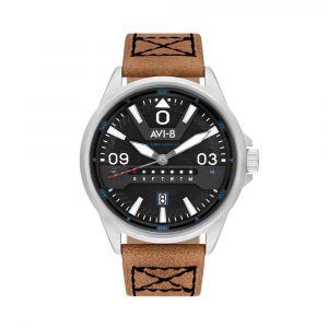Đồng hồ AVI-8 Nam AV-4063-01 Dây Da 44mm