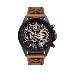 Đồng hồ AVI-8 Nam AV-4065-03 Dây Da 45mm