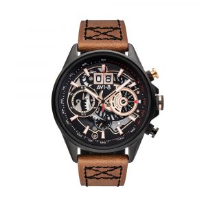 Đồng hồ AVI-8 Nam AV-4065-03 Dây Da 45mm