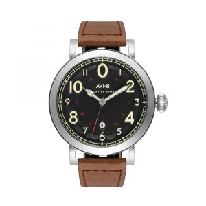 Đồng hồ AVI-8 Nam AV-4067-02 Dây Da 44mm