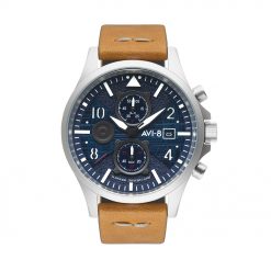 Đồng hồ AVI-8 Nam AV-4068-02 Dây Da 45mm