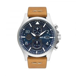 Đồng hồ AVI-8 Nam AV-4068-02 Dây Da 45mm