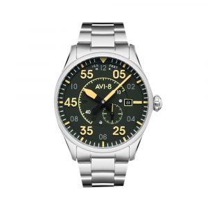 Đồng hồ AVI-8 Nam AV-4073-22 Dây Thép Không Gỉ 42mm