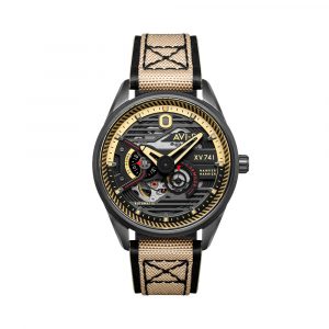 Đồng hồ AVI-8 Nam AV-4074-02 Dây Vải 44mm