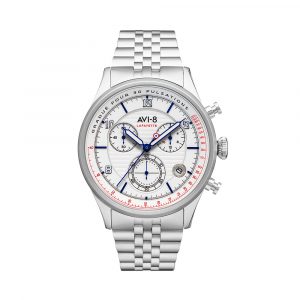Đồng hồ AVI-8 Nam AV-4076-11 Dây Thép Không Gỉ 26mm