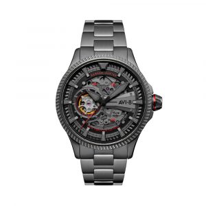 Đồng hồ AVI-8 Nam AV-4078-33 Dây Thép Không Gỉ 44mm