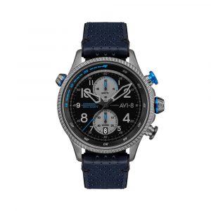 Đồng hồ AVI-8 Nam AV-4080-02 Dây Da 44mm