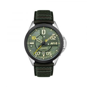 Đồng hồ AVI-8 Nam AV-4086-03 Dây Da 43mm