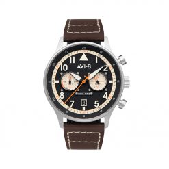 Đồng hồ AVI-8 Nam AV-4088-01 Dây Da 43.5mm