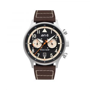 Đồng hồ AVI-8 Nam AV-4088-01 Dây Da 43.5mm