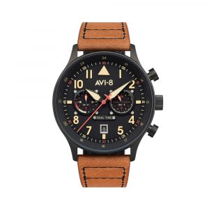 Đồng hồ AVI-8 Nam AV-4088-03 Dây Da 43.5mm