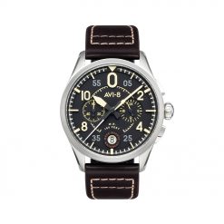 Đồng hồ AVI-8 Nam AV-4089-01 Dây Da 42mm