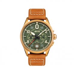 Đồng hồ AVI-8 Nam AV-4089-02 Dây Da 42mm