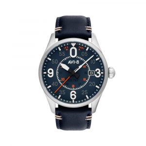 Đồng hồ AVI-8 Nam AV-4090-02 Dây Da 42mm