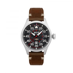 Đồng hồ AVI-8 Nam AV-4097-01 Dây Da 46mm