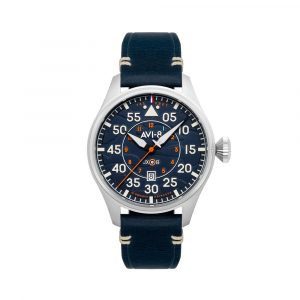 Đồng hồ AVI-8 Nam AV-4097-02 Dây Da 46mm