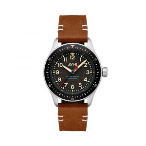 Đồng hồ AVI-8 Nam AV-4099-RBL01 Dây Da 40mm