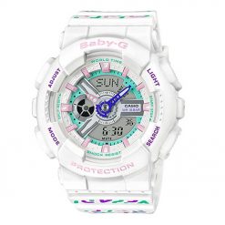 Đồng hồ Casio Nữ BA-110TH-7ADR Dây Nhựa 43.5mm