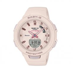 Đồng hồ Casio Nữ BSA-B100-4A1DR Dây Cao Su 49mm