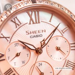 Casio 32mm Nữ SHE-3067PG-4AUDF - Ảnh 3