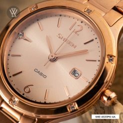 Casio 30mm Nữ SHE-4533PG-4AUDF - Ảnh 4