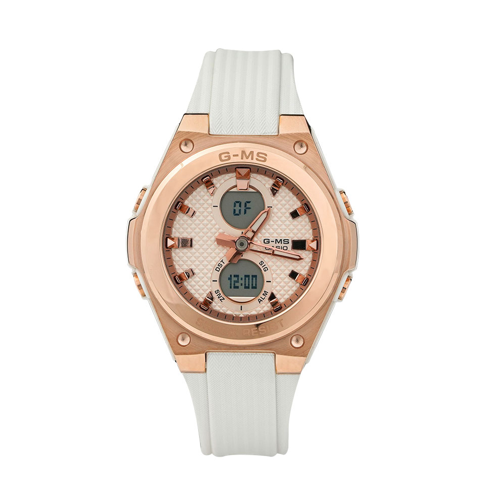 Đồng hồ Casio Nữ MSG-C100G-7ADR Dây Cao Su 48mm