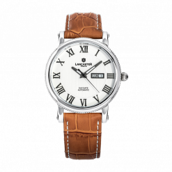 Đồng hồ Lancaster Nam OLA0691L/SS/BN/MR Dây Da 44mm