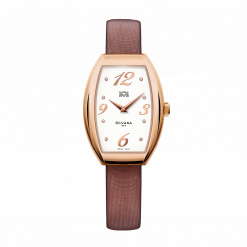 Đồng hồ Silvana Nữ ST28QRR34SB Dây Da 39x28mm