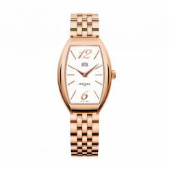 Đồng hồ Silvana Nữ ST28QRR24R Dây Thép Không Gỉ Mạ Vàng 39x28mm