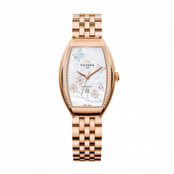 Đồng hồ Silvana Nữ ST28ARD85R Dây Thép Không Gỉ Mạ Vàng 39x28mm