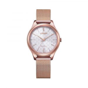 Đồng hồ Citizen Nữ EM0508-80A Dây Mesh 32mm