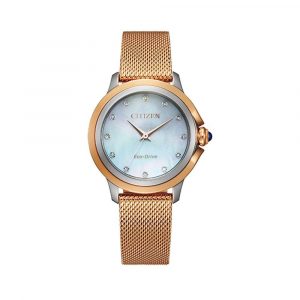 Đồng hồ Citizen Nữ EM0796-75D Dây Mesh 32mm