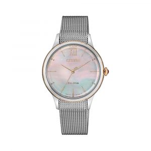 Đồng hồ Citizen Nữ EM0816-88Y Dây Mesh 32mm