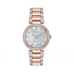 Đồng hồ Citizen Nữ EM0843-51D Dây Thép Không Gỉ 28mm