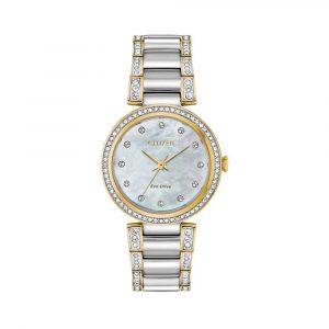 Đồng hồ Citizen Nữ EM0844-58D Dây Thép Không Gỉ 28mm