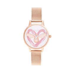 Đồng hồ Olivia Burton Nữ OB16FB01 Dây Mesh 30mm